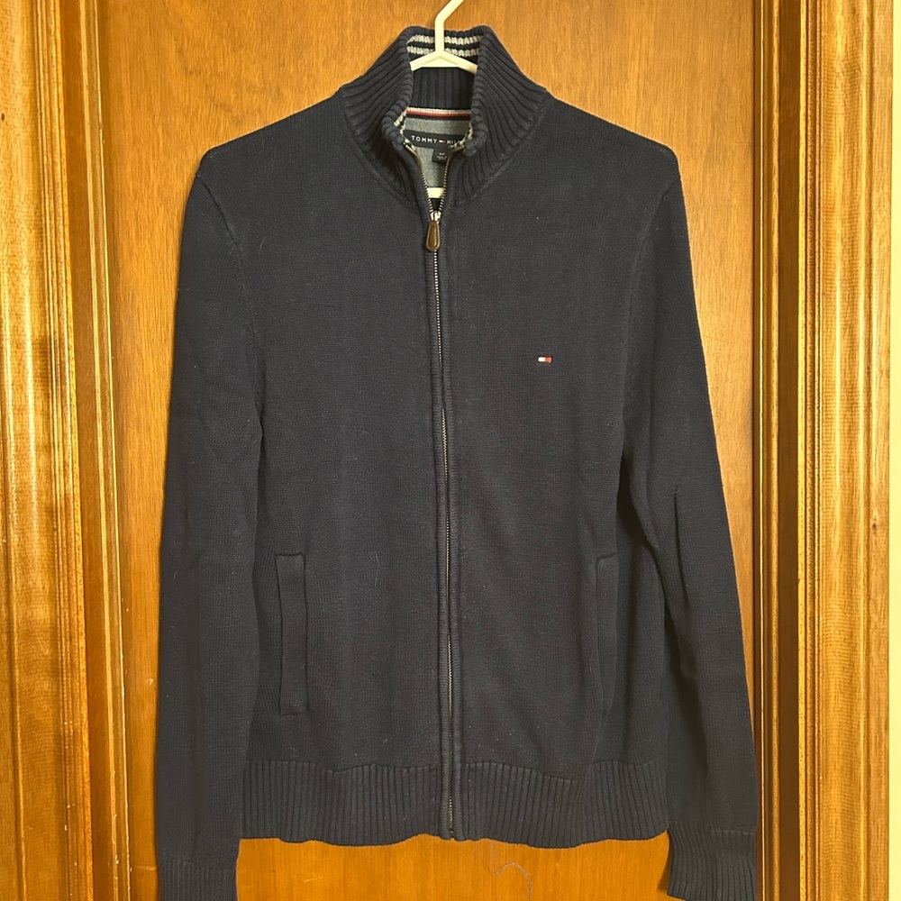 Tommy Hilfiger Men's Navy Sweater (Size Small)